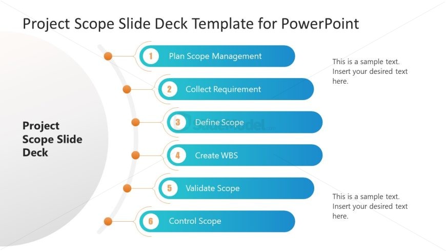 PPT Project Scope Diagram for Presentation