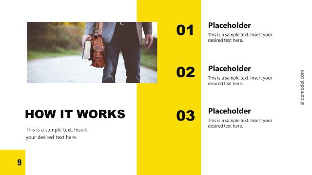 How It Works Slide – Process Slide Template