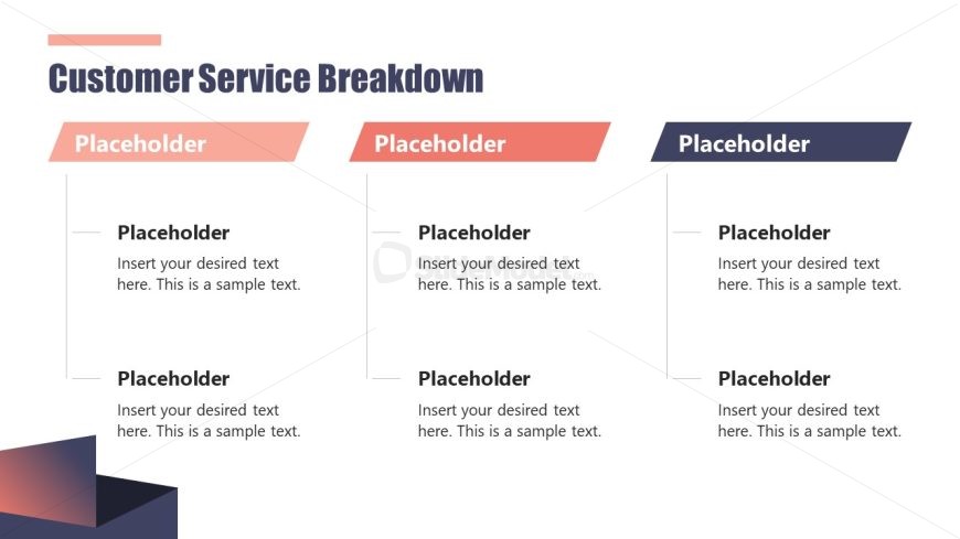 Customer Service Report Slide Template