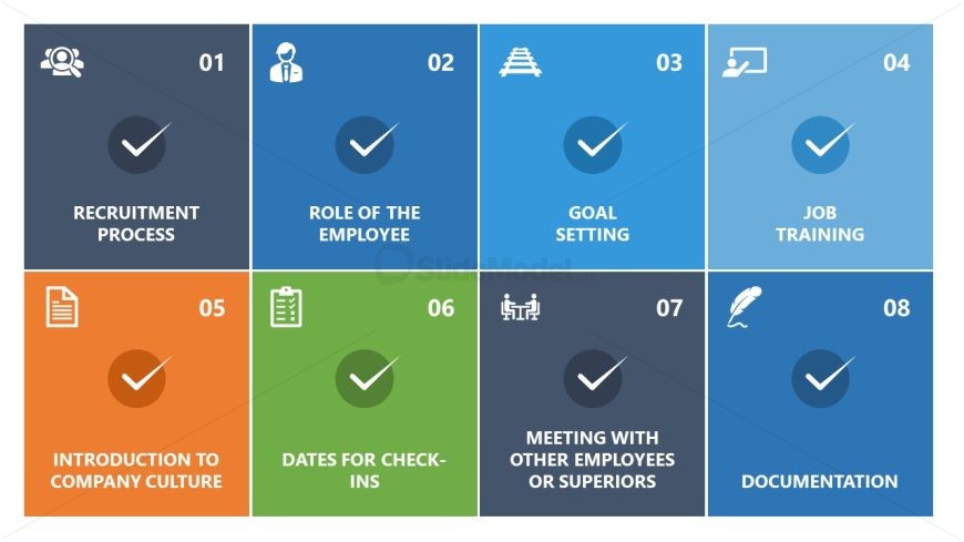 Onboarding Checklist Template with Grid