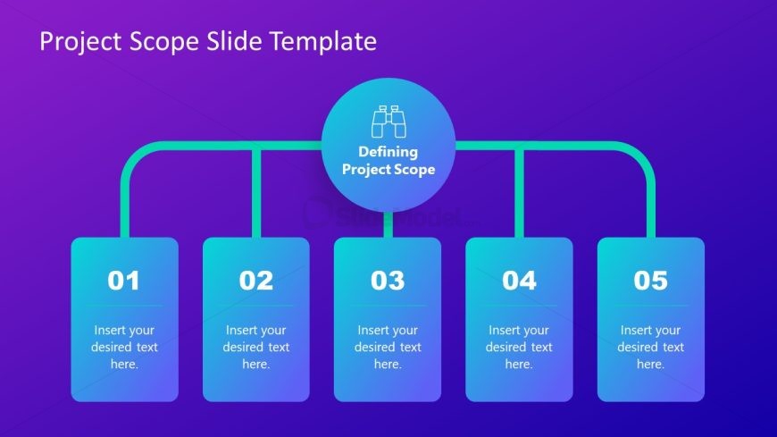 Editable Project Scope Template PPT Slide