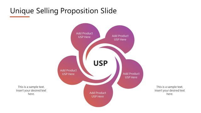USP Engaging Flower Diagram Slide – Marketing Presentation
