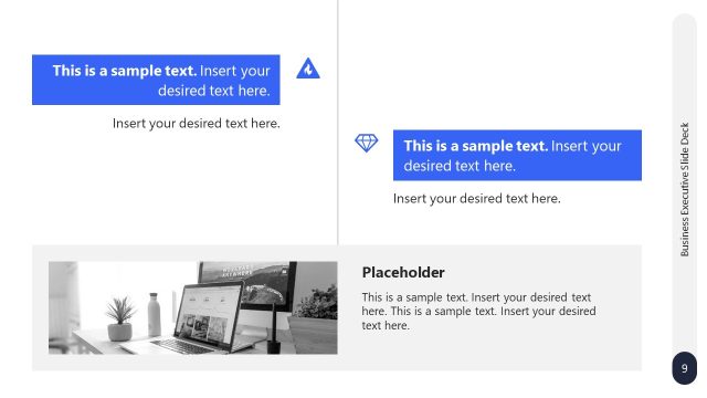 Business Executive PowerPoint Pitch Deck Template