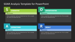 Dark Background Slide for SOAR Analysis Presentation