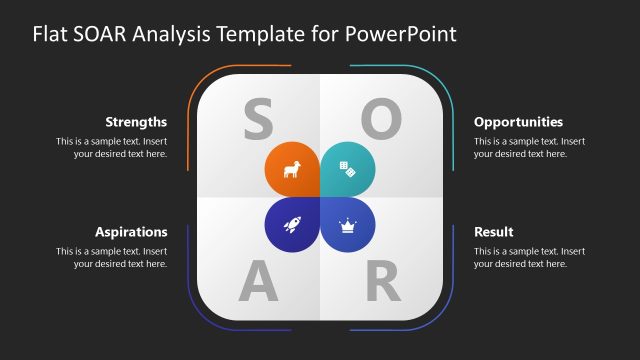 SOAR Analysis Presentation Template for PPT – Dark Background