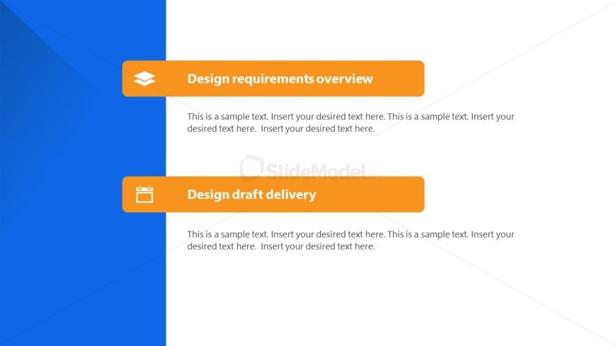 PPT Design Requirements Slide for Logo Presentation