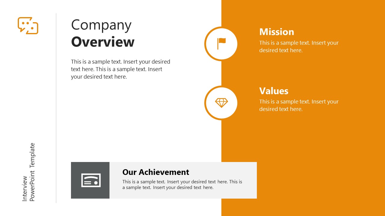 Interview powerpoint template google slides