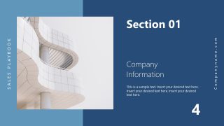 Editable Company Information Slide Template for PowerPoint