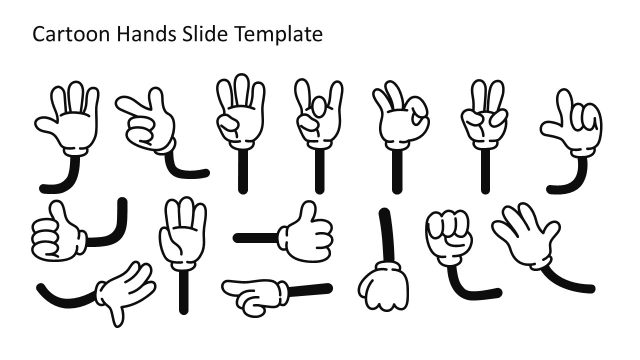 Cartoon Hands PowerPoint Template