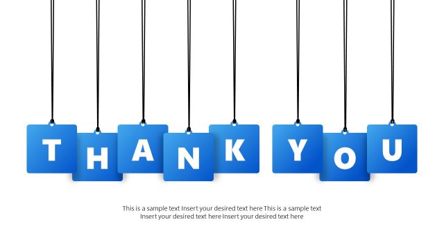 Hanging Strings Diagram – Thank You Slide