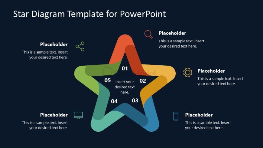 Star Diagram PPT Template