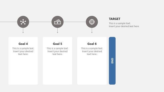 End Points Presentation – 6-Item Sales Goals Template