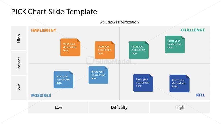 Editable Sticky Notes Illustration Slide Template