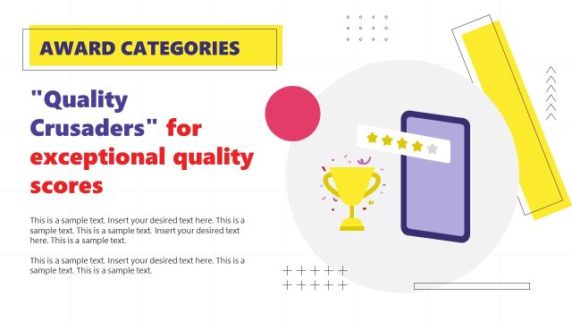 Editable PowerPoint Template for Operations Metrics Recognition Program