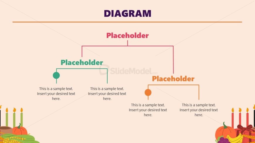 Flow Chart Slide with Text Boxes