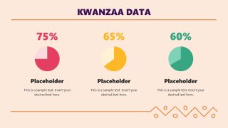 Kwanzaa Charts Slide for Data Presentation