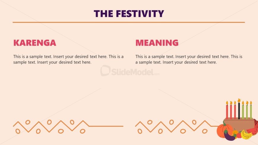 Kwanzaa Presentation Template Slide for The Festivity
