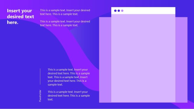 Experience Portfolio PowerPoint Slide