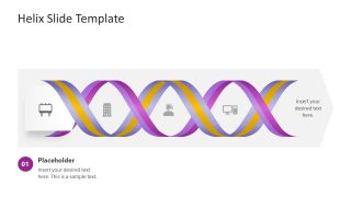 Helical Process Diagram PPT Template for Presentation