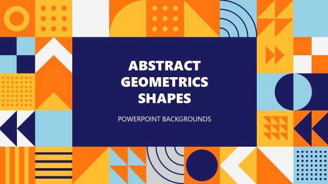 Geometric Shapes PPT Slide Templates for Presentation
