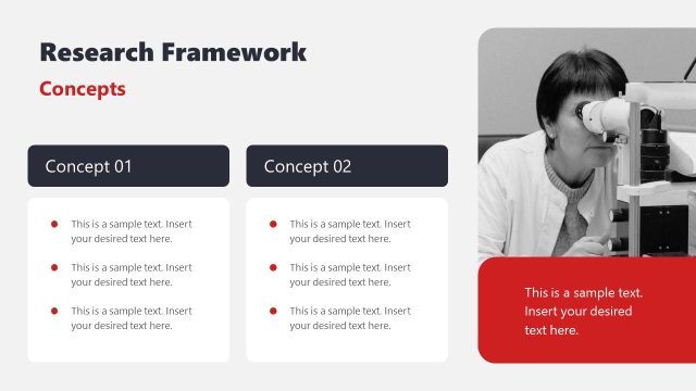 Research Framework Slide for Concepts