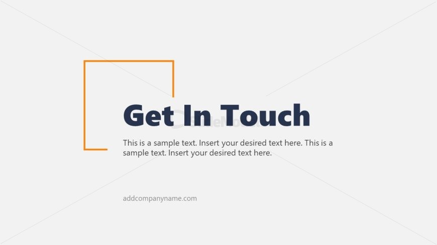 Formal Business Presentation PPT Slide
