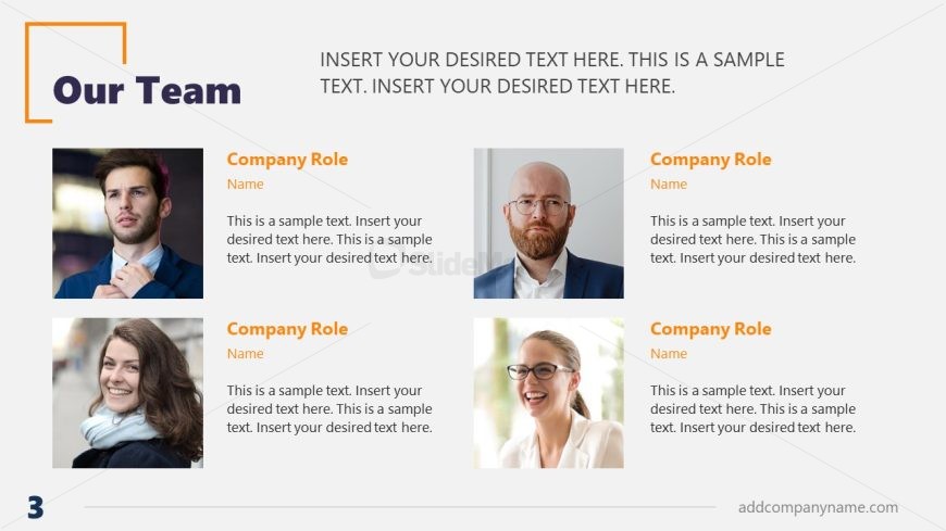 Formal PPT Template Slide