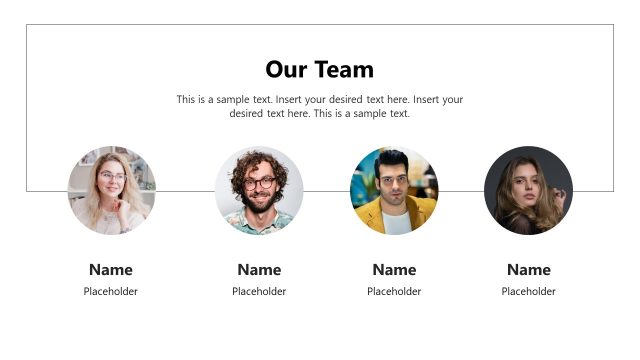 PowerPoint Slide for Our Teams