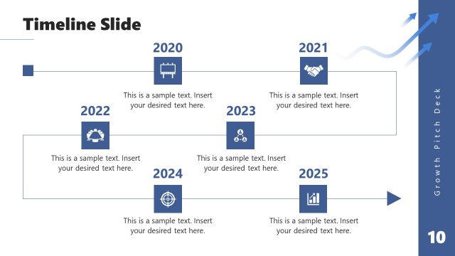 Timeline Slide with Infographics
