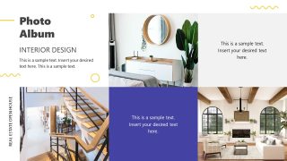 Editable Photo Album Slide for Real Estate Template 