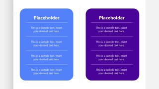 Presentation Template for Animated Comparison Slide