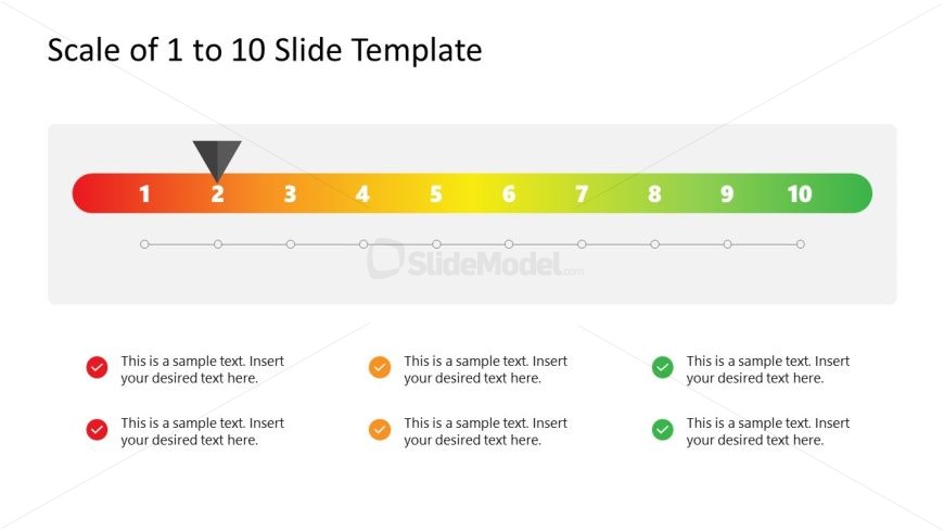 Scale of 1 to 10 Template for PowerPoint 