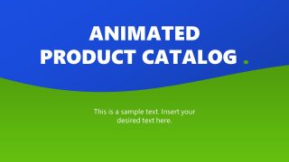 Animated Product Catalog Slide Template 