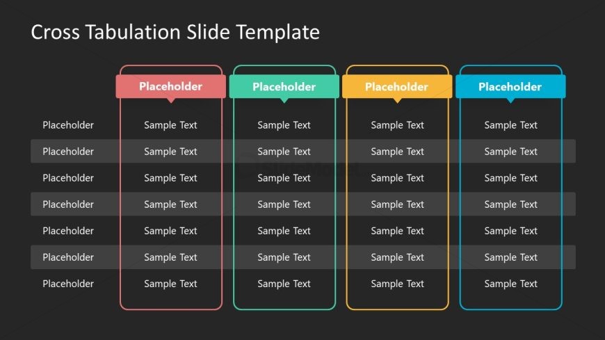 Presentation Slide for Cross Tabulation 