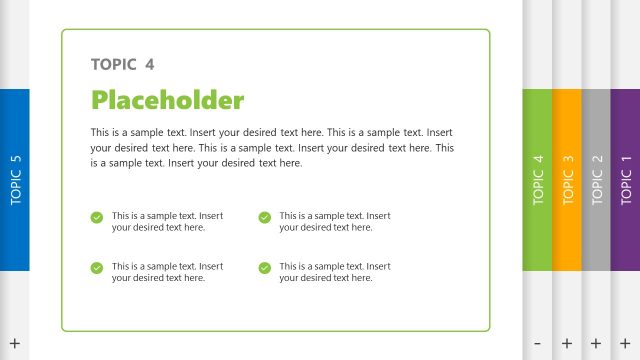 5-Topic Training PPT Slide