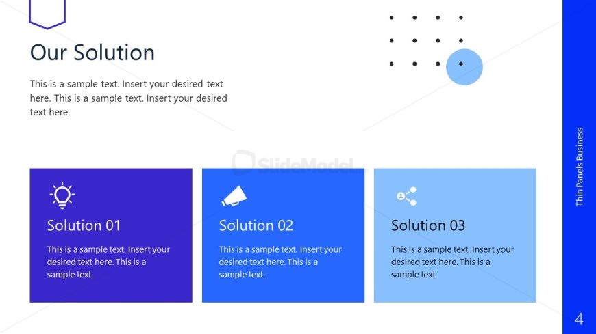 Thin Panels Business PowerPoint Slide