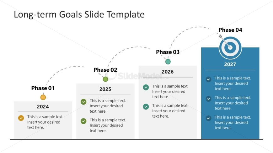 Long Term Goals PPT Presentation Template