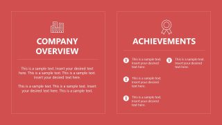 PPT Template for Company Profile Presentation