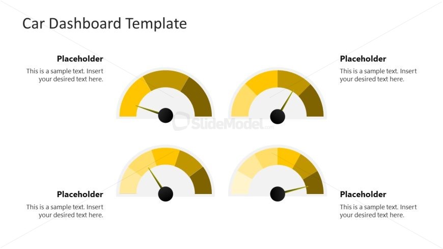 PPT Slide for Car Dashboard Template