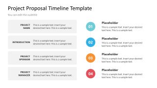 Customizable Project Proposal Timeline PPT Template