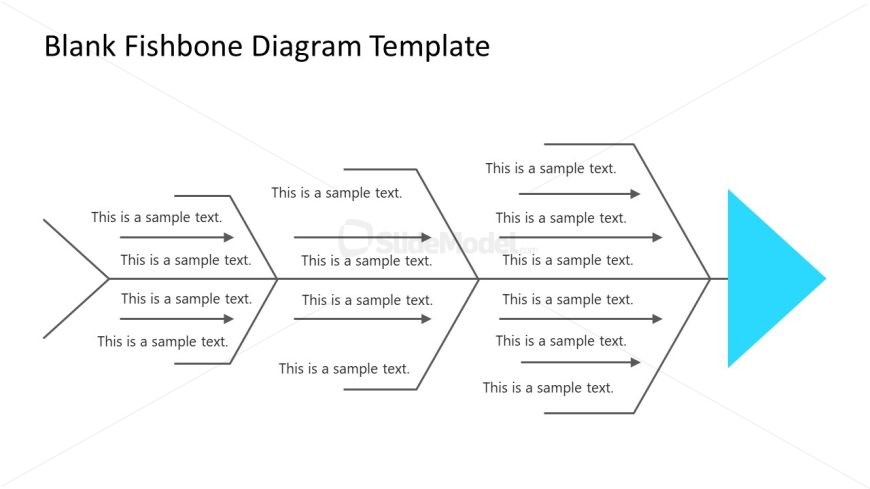 Blank Fishbone Diagram Slide 