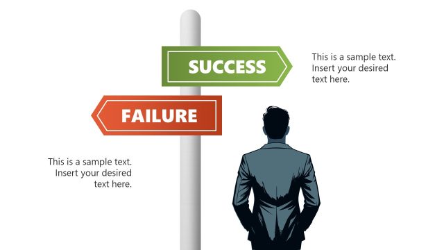 Customizable Success Failure PPT Template