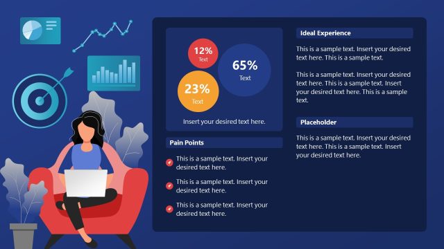 Target Persona Creative Slide for Presentation