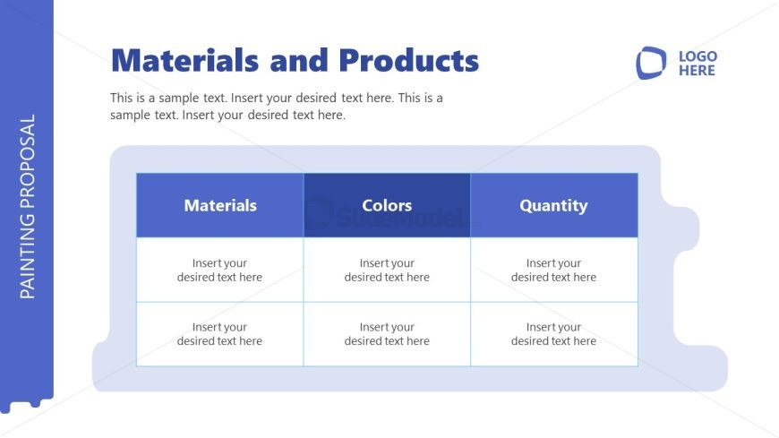 Painting Proposal PPT Template for Presentation