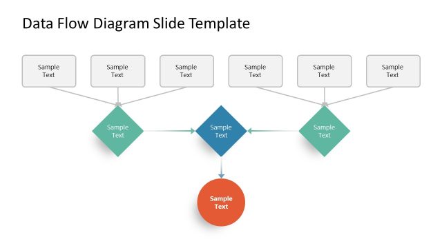 Data Flow Diagram Template for PowerPoint