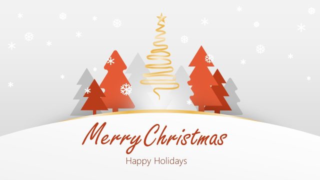 Merry Christmas Slide Template for PowerPoint
