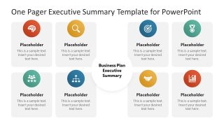 One Pager Executive Summary PowerPoint Slide 