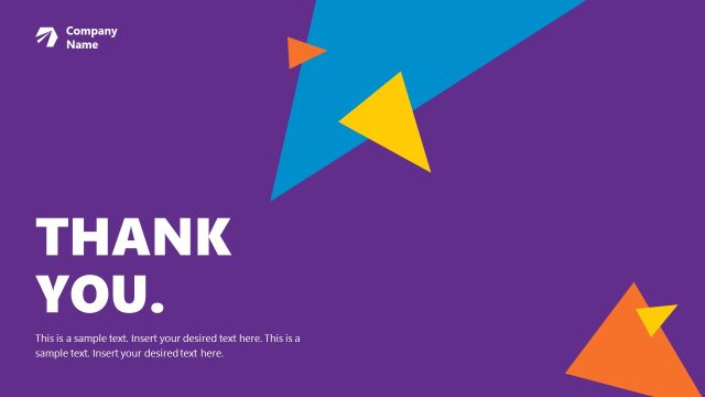 Thank You Slide – Employee Appreciation Template