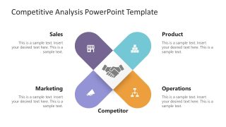 PPT Template for Competitive Analysis Diagram 