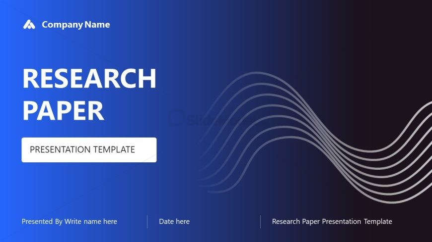 Research Paper PPT Slide Template